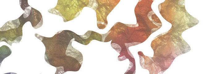 Aufkleber - abstract modern shiny surface textured background with pastel brown, antique white and tan colors on white background