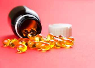 yellow clear fish oil pills 2