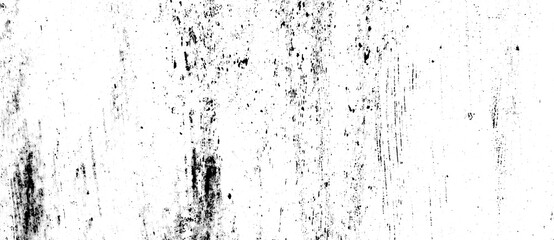 grunge metal and dust scratch black and white texture background panorama