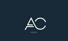 Alphabet Letter Icon Logo AC