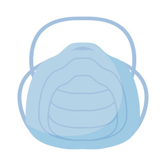 Poster - mouth guard mask medicine , flat style icon