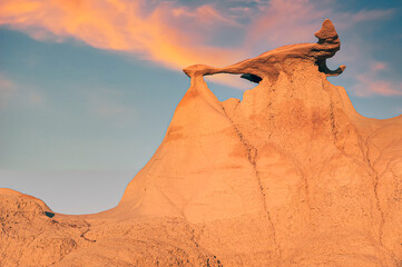 Wall Mural - sunrise on the wings bisti de na zin wilderness new mexico usa