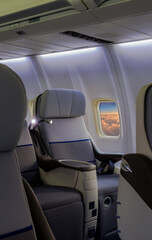 Wall Mural - airplane interior