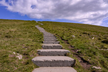 Steps To The Summit Of Pen-y-ghent
