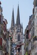 Vertical shot of the beautiful Cathedral of Saint Mary of Bayonne located in Bayonne, France