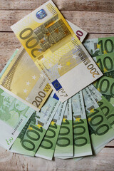 Wall Mural - euro cash money currency banknote