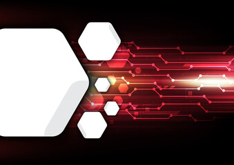 Wall Mural - digital computer future technology background