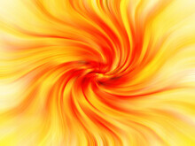 Orange And Yellow Spiral Effect As A Colorful Decorative Pattern Or Background