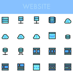 computer icons set