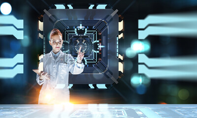 Wall Mural - innovative technologies in science and medicine
