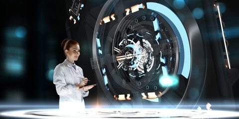 Wall Mural - innovative technologies in science and medicine
