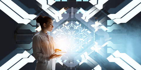 Wall Mural - innovative technologies in science and medicine
