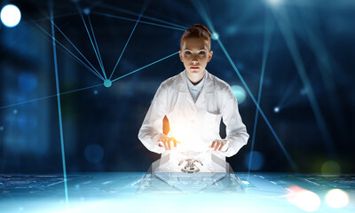 Wall Mural - innovative technologies in science and medicine