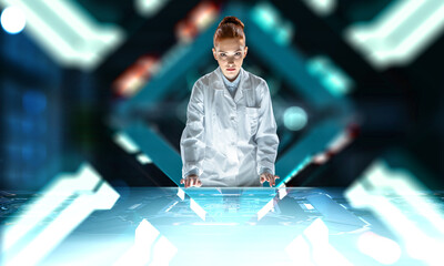Wall Mural - innovative technologies in science and medicine