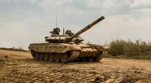 Russian Battle Tank In Syria Afghanistan War