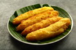 Kerala snack foods- banana fry- pazham pori .