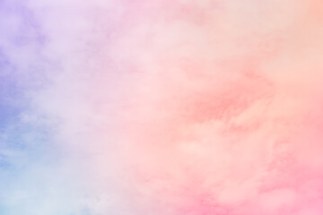 Wall Mural - cloud background with a pastel colour