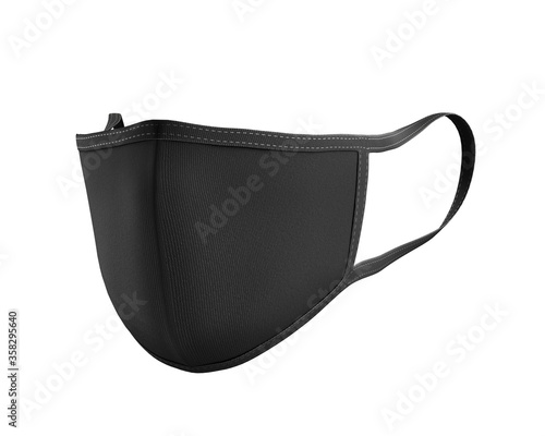Black Face Mask Mockup Dark Dust Mask 3d Rendering Isolated On White Background Buy This Stock Illustration And Explore Similar Illustrations At Adobe Stock Adobe Stock