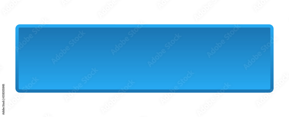 blank button. blank square blue push button - obrazy, fototapety, plakaty 