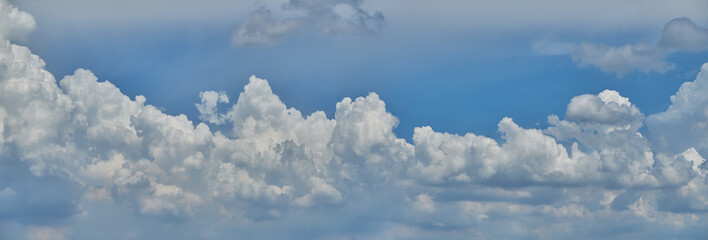 Sky clouds panorama landscape