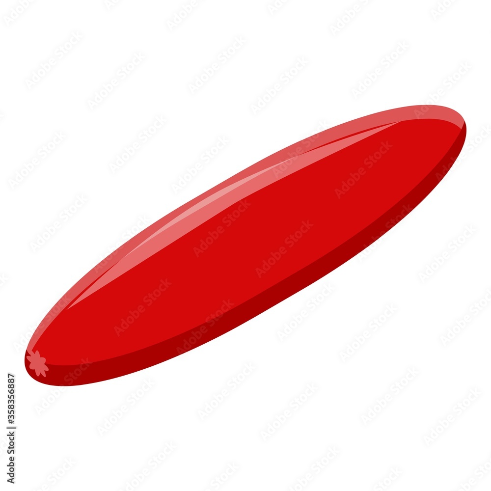 Meat sausage icon. Isometric of meat sausage vector icon for web design isolated on white background