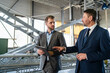 © Westend61 - Two businessmen with tablet having a meeting in a factory