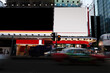 © BullRun - Publicity mock up area for advertising or commercial information Lightbox on exterior of modern buildings in downtown,blank billboards with copy space on skyscraper facade in business district of city