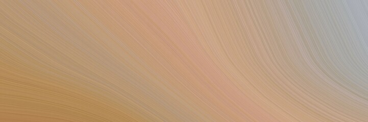 Aufkleber - simple header with colorful curvy background design with rosy brown, dark gray and peru color