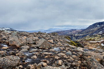 Wall Mural - The stunning Fossárdalur Valley in Iceland