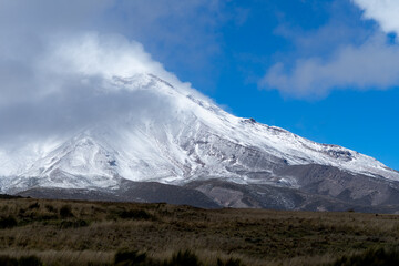 Wall Mural - Chimborazo Volcano in the Chimborazo province of Ecuador, the closest point to the sun