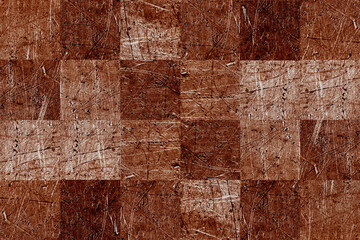 Wall Mural - Abstract Square metal sheet background texture