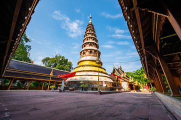 Ancient pagoda at Ram Poeng temple