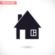 © Stanislav - House vector icon , lorem ipsum Flat design