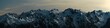 Panoramic of the Olympic Mountains from Hurricane Ridge, Olympic National Park, Washington, United States
