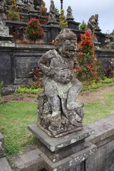 Canvas Print - Statue du temple de Besakih à Bali, Indonésie