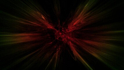 Wall Mural - cosmic plasma fire explosion energy fx seamless looping/ 4k looped animation of colorful power dynam