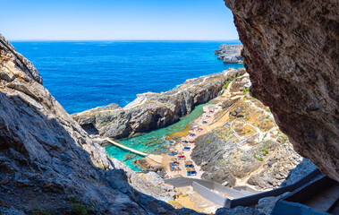 Wall Mural - Pirates Fjord named Kalypso in Crete island, Greece