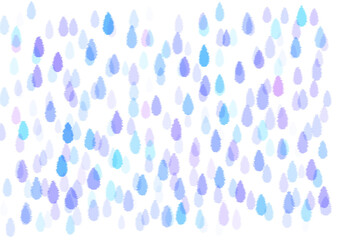 Wall Mural - abstract blue background with drops