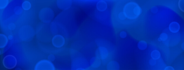 Abstract background with bokeh effects in blue colors