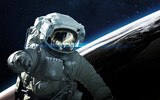 Fototapeta Pokój dzieciecy - Astronaut in outer space