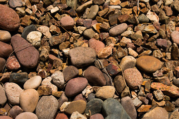 stones on the beach