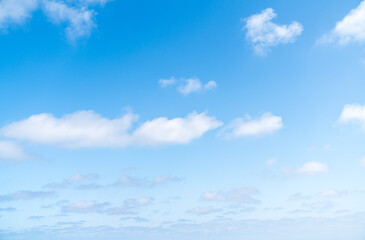 blue sky with white clouds - perfect for sky replacement