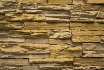 Poster - Closeup shot of a stone wall- background