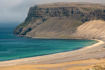 travelling at icelandic west fjords latrabjark