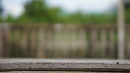 old wooden fence