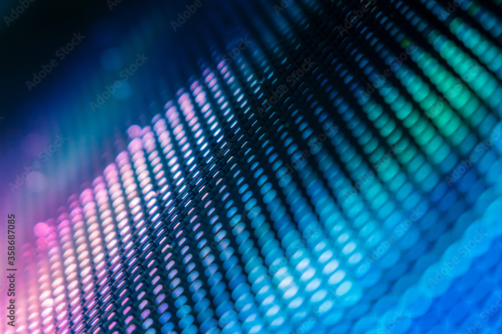 Led Backgrounds Work CloseUp LED blurred screen. LED soft focus background. abstract ...