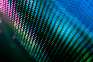 CloseUp LED blurred screen. LED soft focus background. abstract background ideal for design.