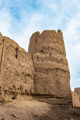 Wall Mural - It's Iranian typical clay fortress. Kashan, Iran