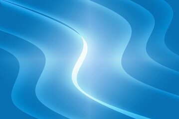 Blue abstract background with soft