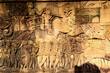 © Anton Ivanov Photo - It's Drawing of the part of the army on the Bayon, Khmer temple at Angkor in Cambodia. Official state temple of the Mahayana Buddhist King Jayavarman VII